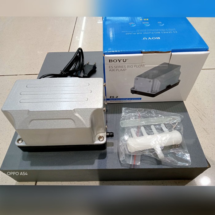 Ready Faktur Boyu ES 2 pompa udara aerator kolam & aquarium