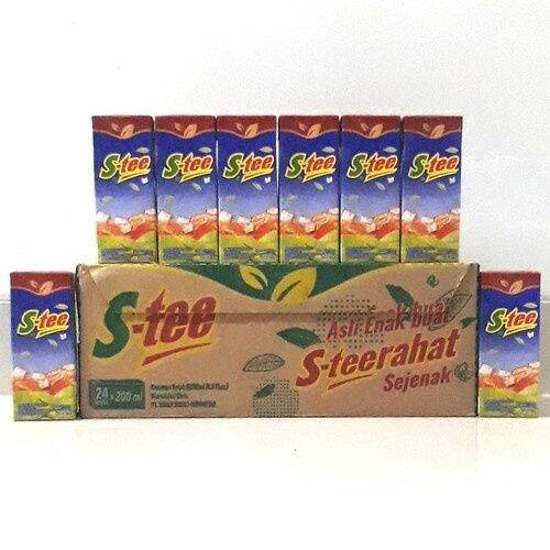 

S-tee Kemasan Teh Kotak 200ml 1 Dus S tee (isi 24 pcs)