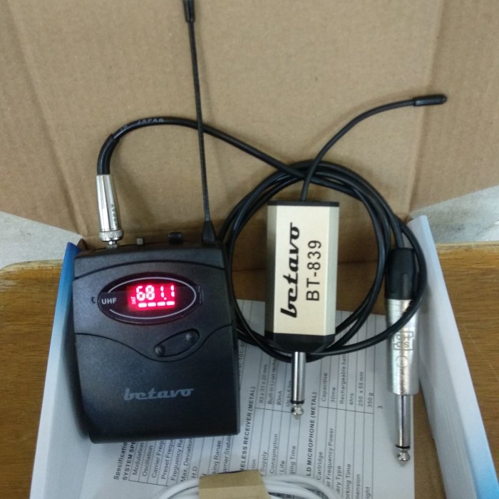 Jack gitar wireless profesional