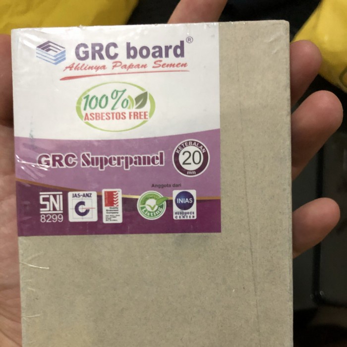 JJyoi- GRC BOARD 20 mmx1200x2400 ( Untuk lantai)
