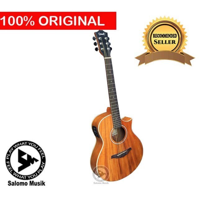 GITAR AKUSTIK ACOUSTIC ELEKTRIK ELECTRIC GRANDE GWC-38KEQ NS