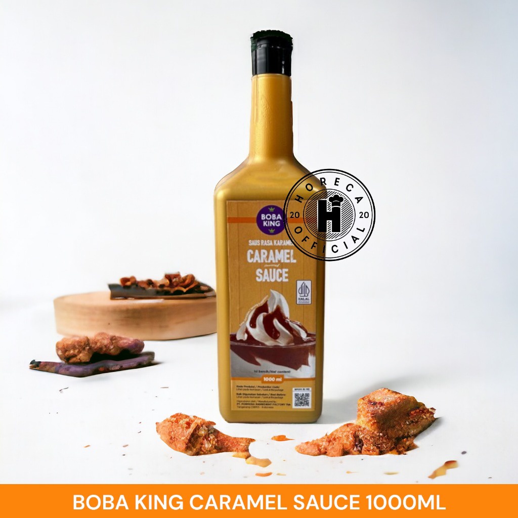 

BOBA KING CARAMEL SAUCE 1000ML / BOBA KING KARAMEL SAOS 1000 ML