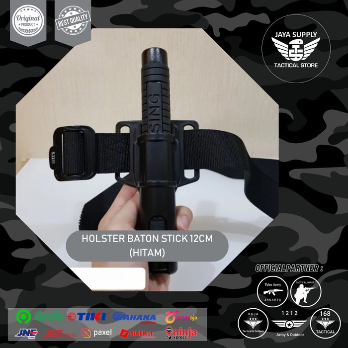 Holster  tongkat 12cm pentungan Belt 511  Polisi Pentungan 360 - TANPA Bubble
