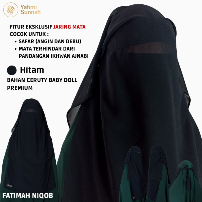 Yuksist- Niqab Yaman Purdah - Cadar 3 Layer