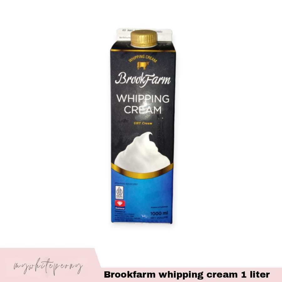 

Brookfarm whipping cream UHT 1 liter / 1000ml