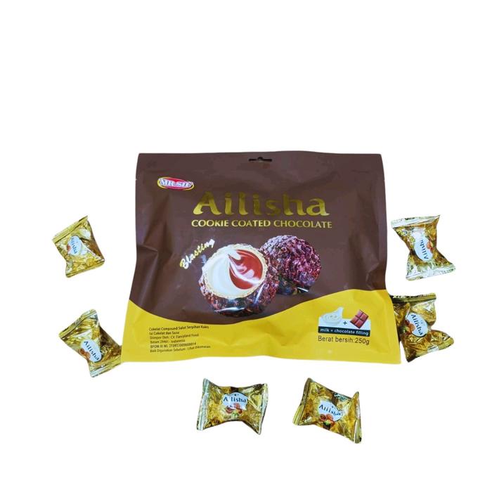 

SALE !!! WAFER BALL COKLAT AILISHA COOKIE COATEF CHOCOLATE BLASTING 250GR - COKLAT ROKA READYY