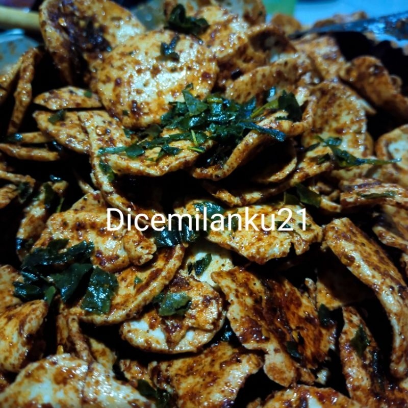 

keripik Basreng koin pedas daun jeruk Basreng kering keriuk isi 1.kg
