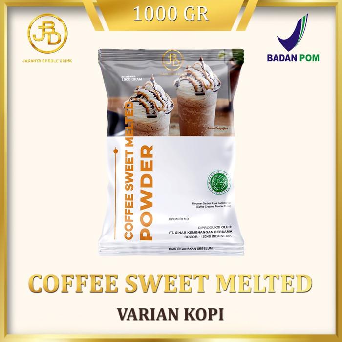 

Bubuk Minuman Premium Rasa Coffee Caramel 1Kg Jakarta Bubble Drink Powder Ice Kopi Karamel Susu