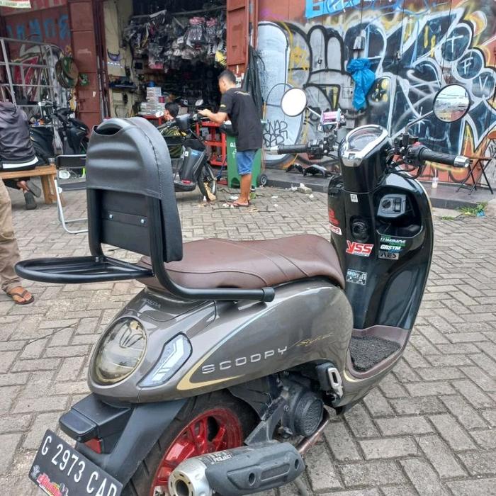 SALE !!! SANDARAN JOK MOTOR HONDA SCOOPY NEW FI GENIO SCOOPY FI SCOOPY CARBU 2013 2015 2018 2020
