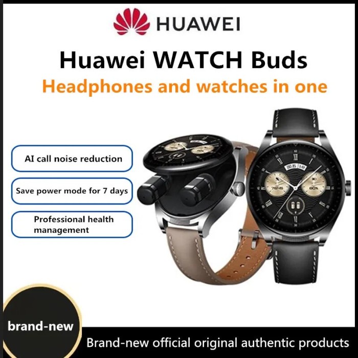 New WATCH Buds Headphones Watch Two-in-One Smart Watch Headphones