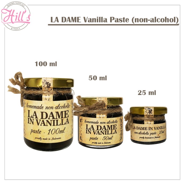

Ready" Vanilla Paste La Dame / Vanila Paste Ladame Non Alkohol Halal / Pasta