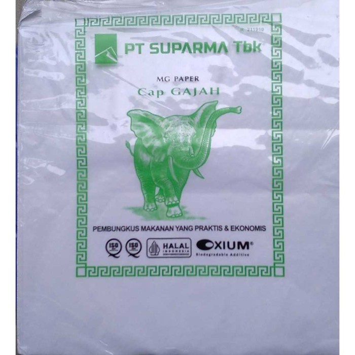 Kertas Nasi Putih Gajah/KERTAS NASI KFC