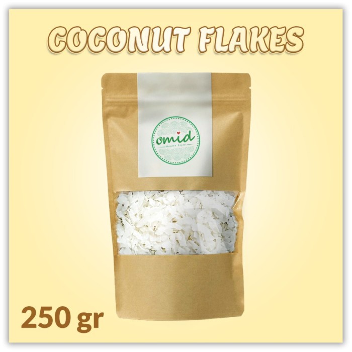 

Ready" Coconut Flakes No Sugar (Kelapa Kering Serut Higienis) 250Gr