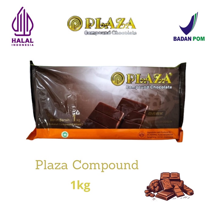 

Ready" Plaza Coklat Compound 1Kg / Coklat Batang Plaza