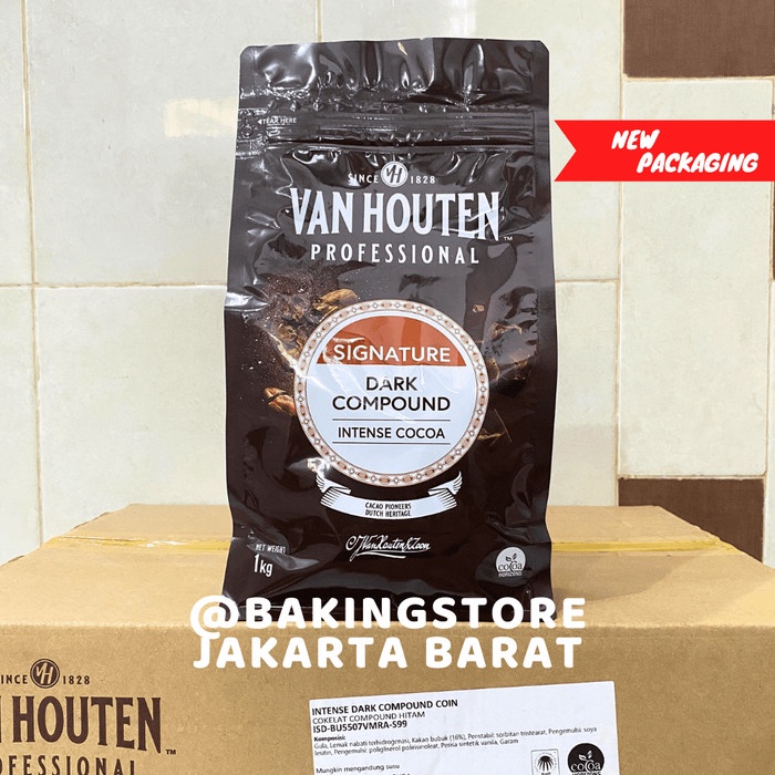 

Ready" Van Houten Dark Compound Coin 1 Kg Coklat Coin Dark