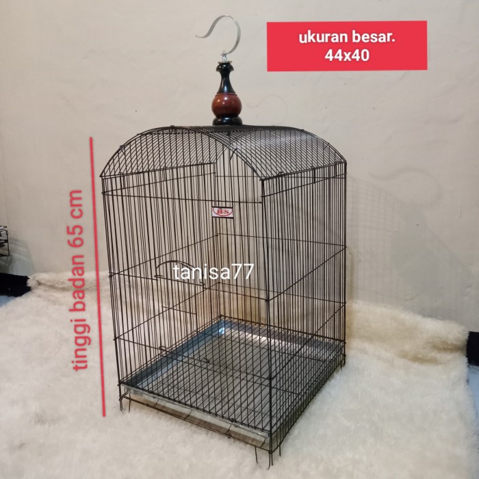kandang burung gantung besi