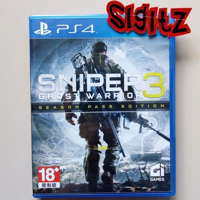 bd ps4 kaset game SNIPER GHOST WARRIOR 3