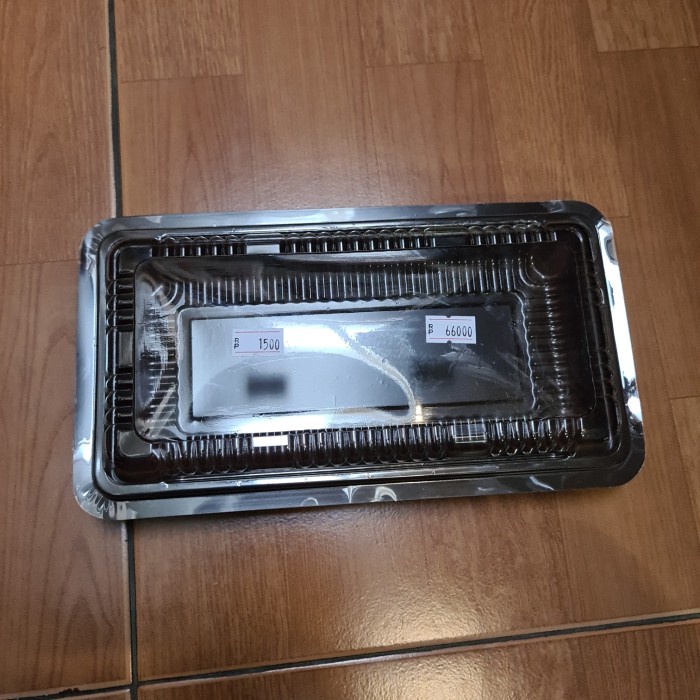 JTTOP" KOTAK PLASTIK MIKA KUE BROWNIES M ISI 50