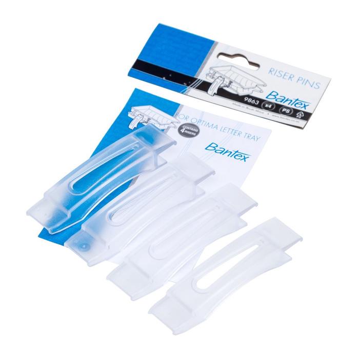 

BARANG TERLARIS Bantex Plastik Moulded Letter Tray Transparan 9862 08