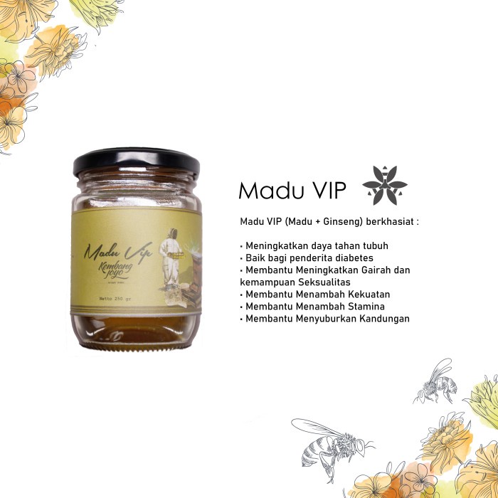 

BARANG TERLARIS Madu Kembang Joyo Madu VIP 250 ML