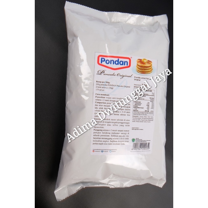 

SALE !!! PONDAN PANCAKE ORIGINAL 1KG READYY
