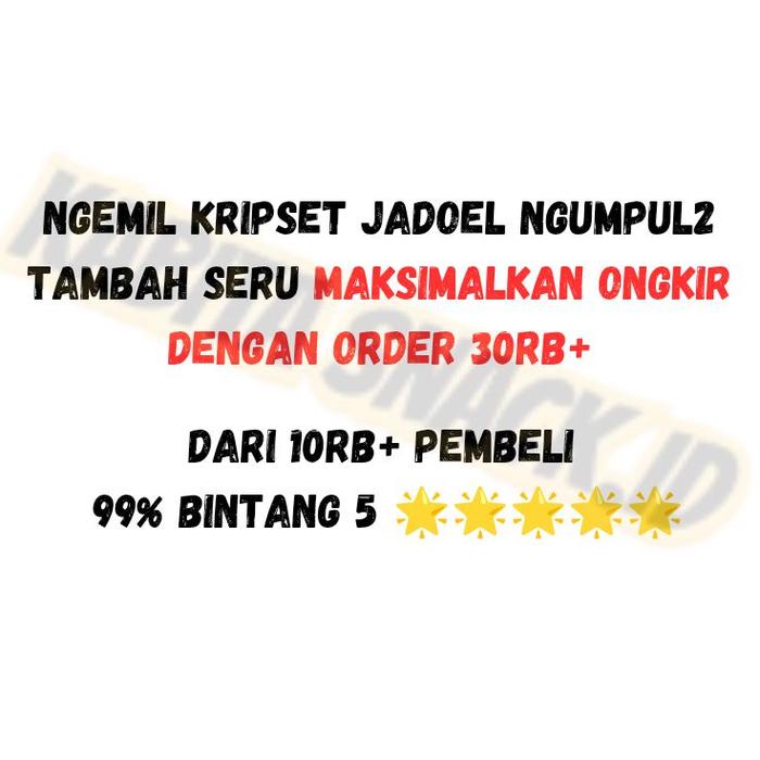 

KRIPSET ORI KRIPIK SINGKONG ASIN GURIH RENYAH Camilan Pedas Food Snack Keripik