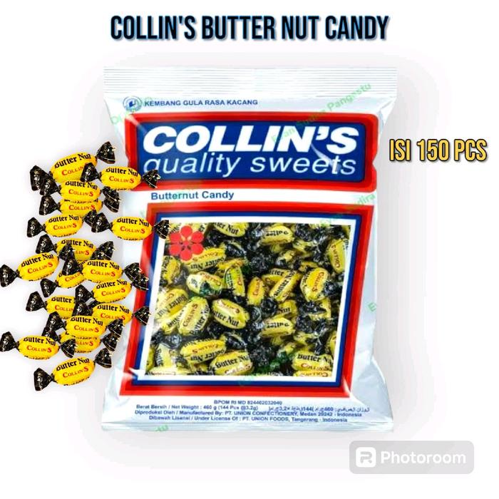 

collins permen kacang sak isi 144 pcs Candy Food Manis