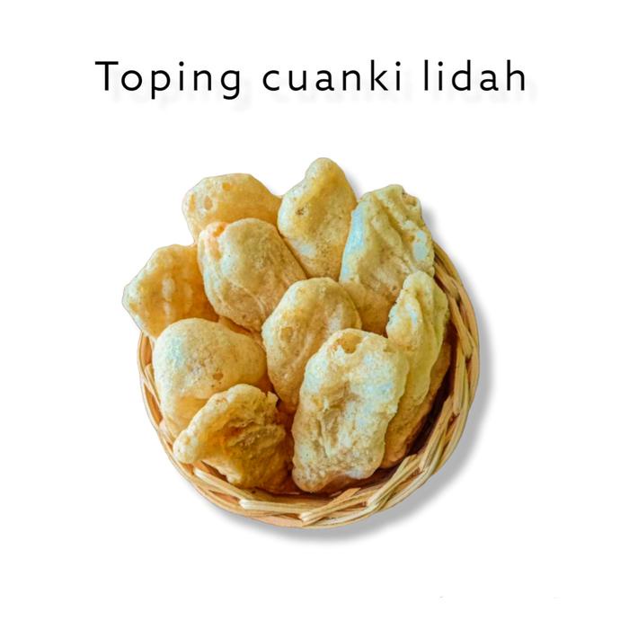 

kerupuk lidah isi 100 pcs ,cuanki lidah 100 pcs Makanan