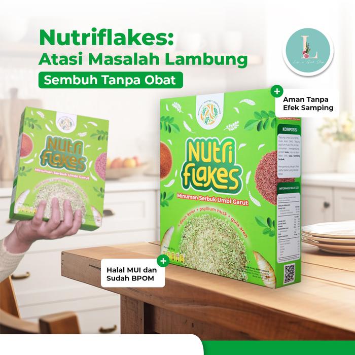 

Promo Paket 1 Box - Nutriflakes Sereal Granola Kering Susu Packing Aman