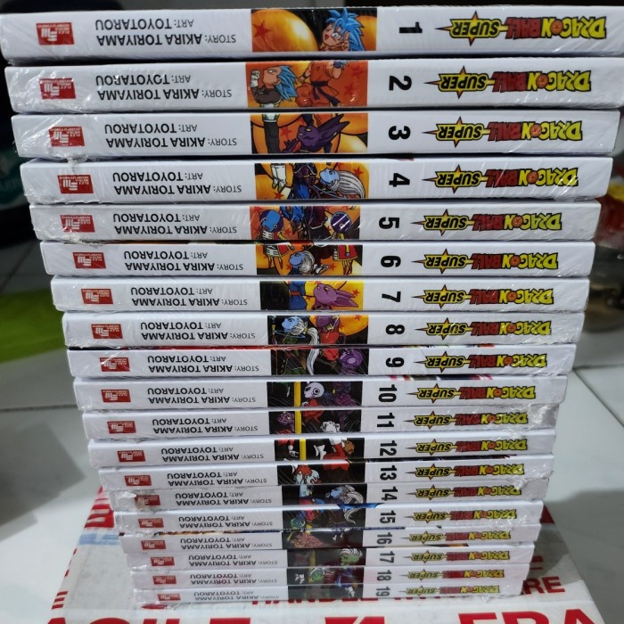 SALE PROMO KOMIK DRAGON BALL SUPER SET VOL 1-19 SEGEL ORI READYY
