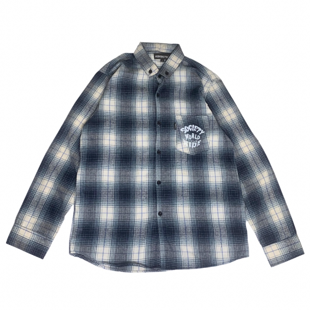 BEST SALE Kubik Society Flanel Veterano - Veterano Blue Worldwide
