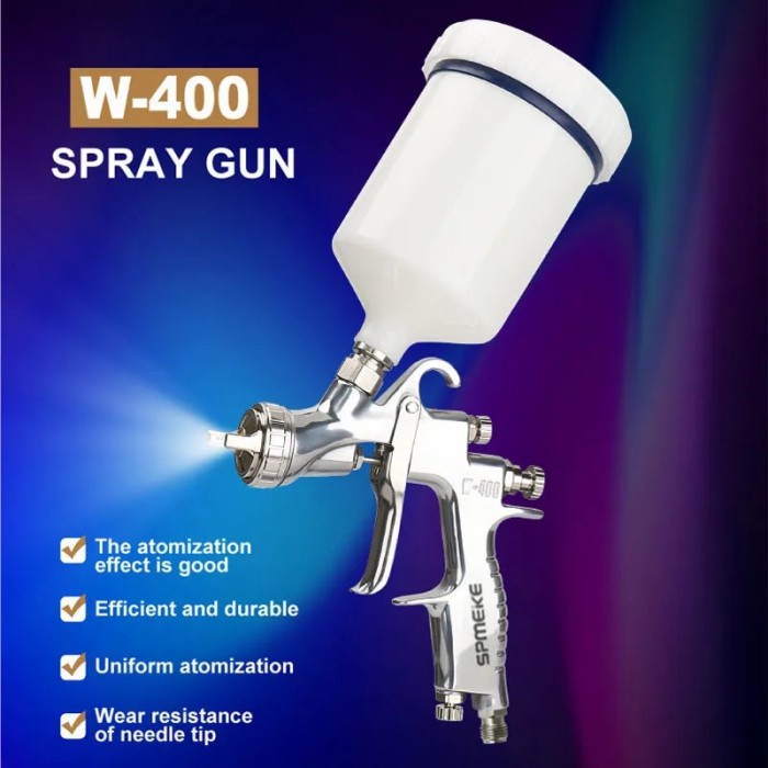 free shipping W-400 spray gunW400 painting gunHVLP manual
