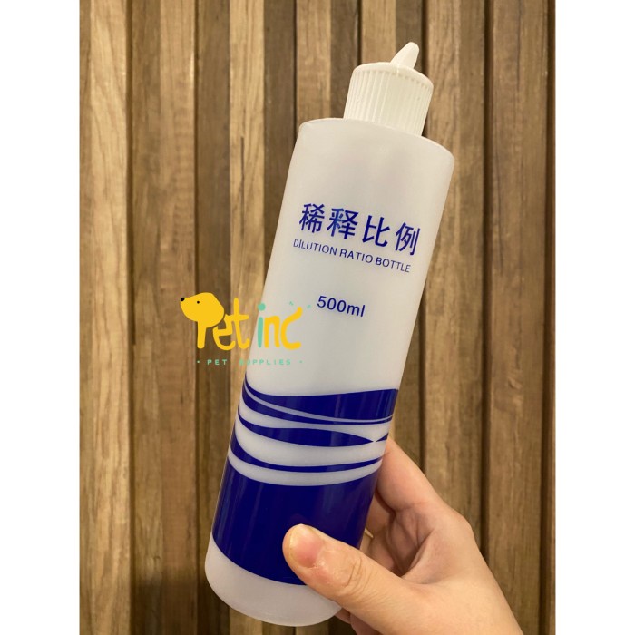 Dilute bottle for shampoo