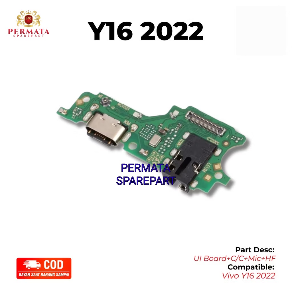 PAPAN CAS VIVO Y16 2022 | KONEKTOR CAS HP