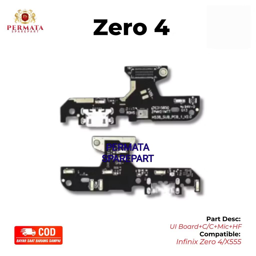 PAPAN CAS INFINIX ZERO 4 X555 | KONEKTOR CAS HP