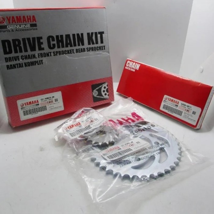 Gear set Jupiter Mx Old / Rantai set Jupiter Mx Old Original Yamaha