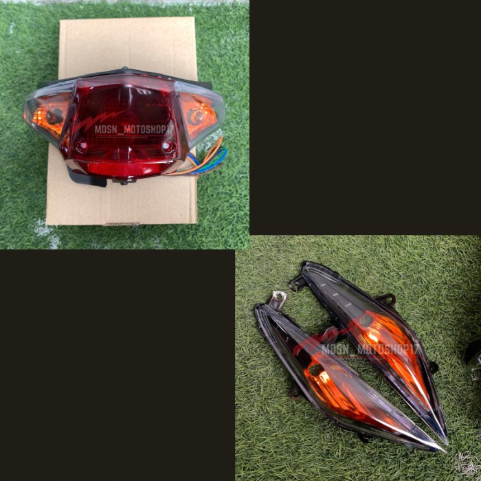 Reflektor set sen stoplamp beat karbu custom