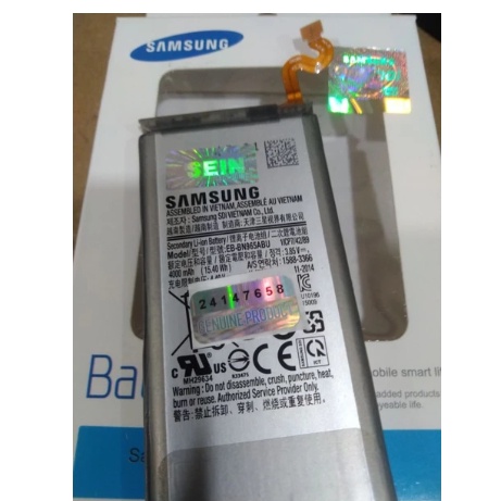Genuine Samsung Sein Battery Batre Baterai Samsung Galaxy Note 9