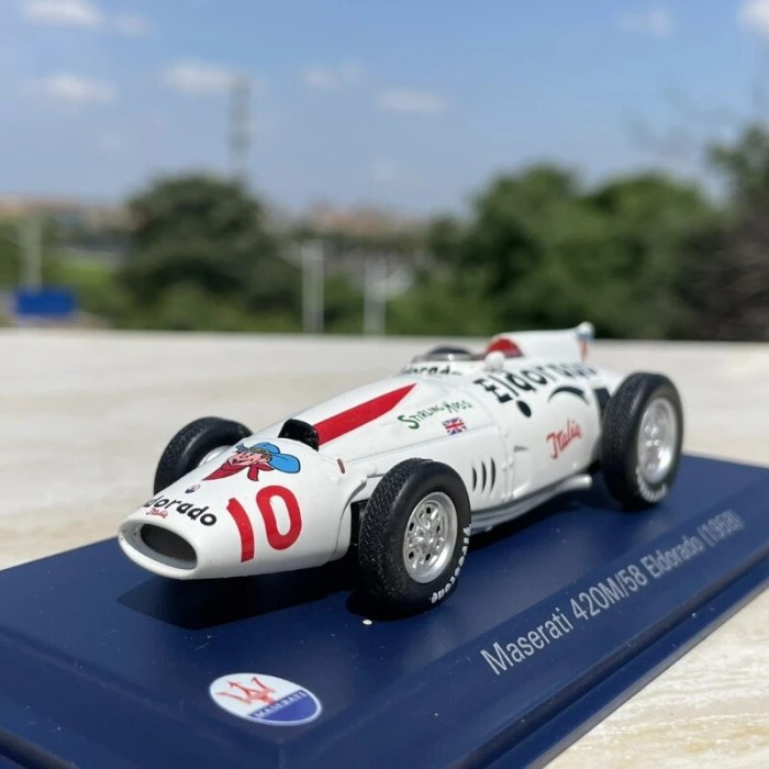 1:43 1958 Maserati 420M Eldorado F1 Track Formula Car Model Diecasts