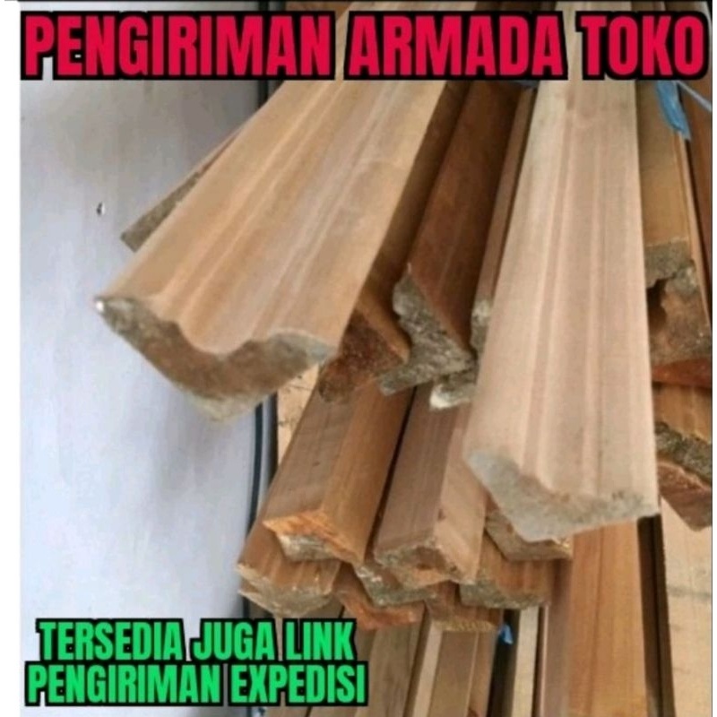 HJK list plafon,list kayu /btg -+4mtr