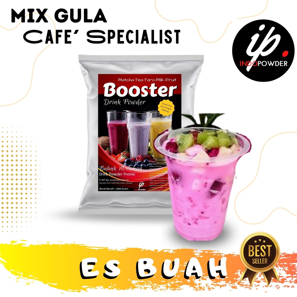 

IP Kendal - Bubuk Minuman Rasa ES BUAH 1Kg Untuk Cafe, Resto & Usaha Minuman