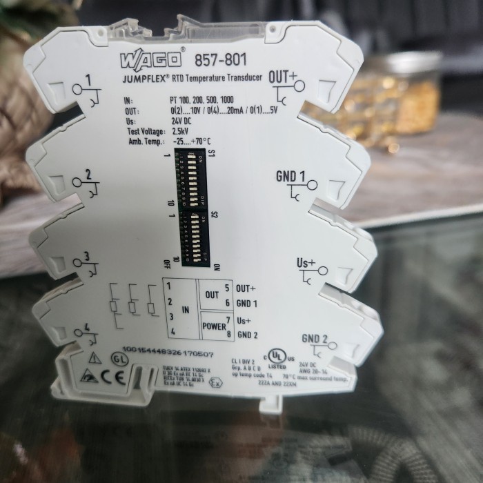 TERMURAH WAGO 857-801. SIGNAL CONDITIONER WAGO 857-801