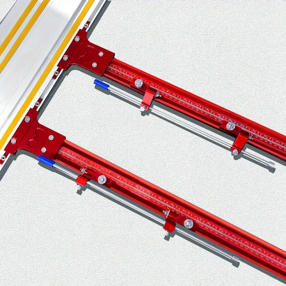 Parallel Rail Guide System Aluminium Alloy Circular Saw Track Set Fixed Guide Rail Bracket for Track