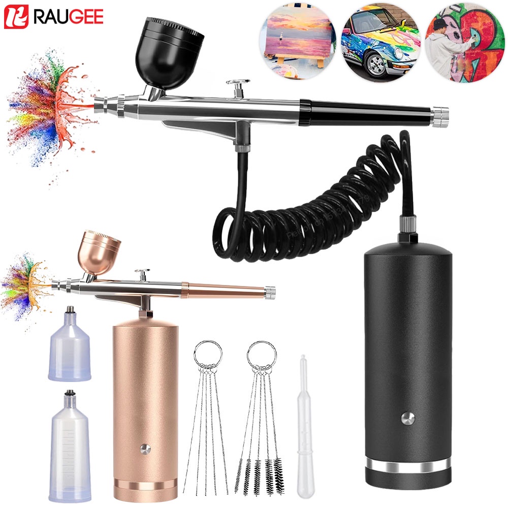Airbrush with Compressor Airbrush Painting Mini Air Brush for Painting Electric Paint Gun Airbrush C