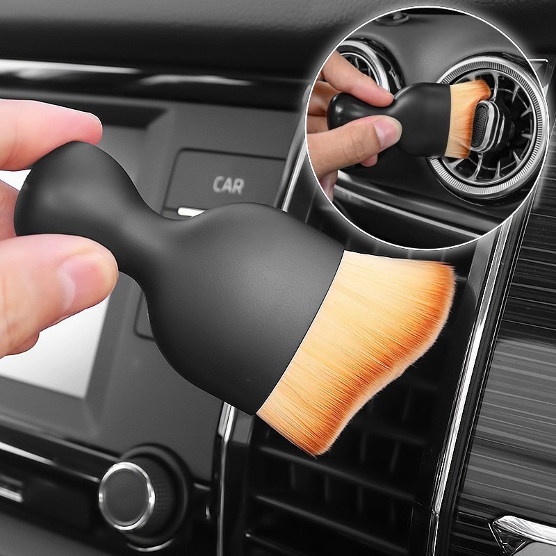 Detailing Brush Fur Broom For SUV Car Air Outlet Dashboard Cleaning Detail Brush Set Auto Interior C