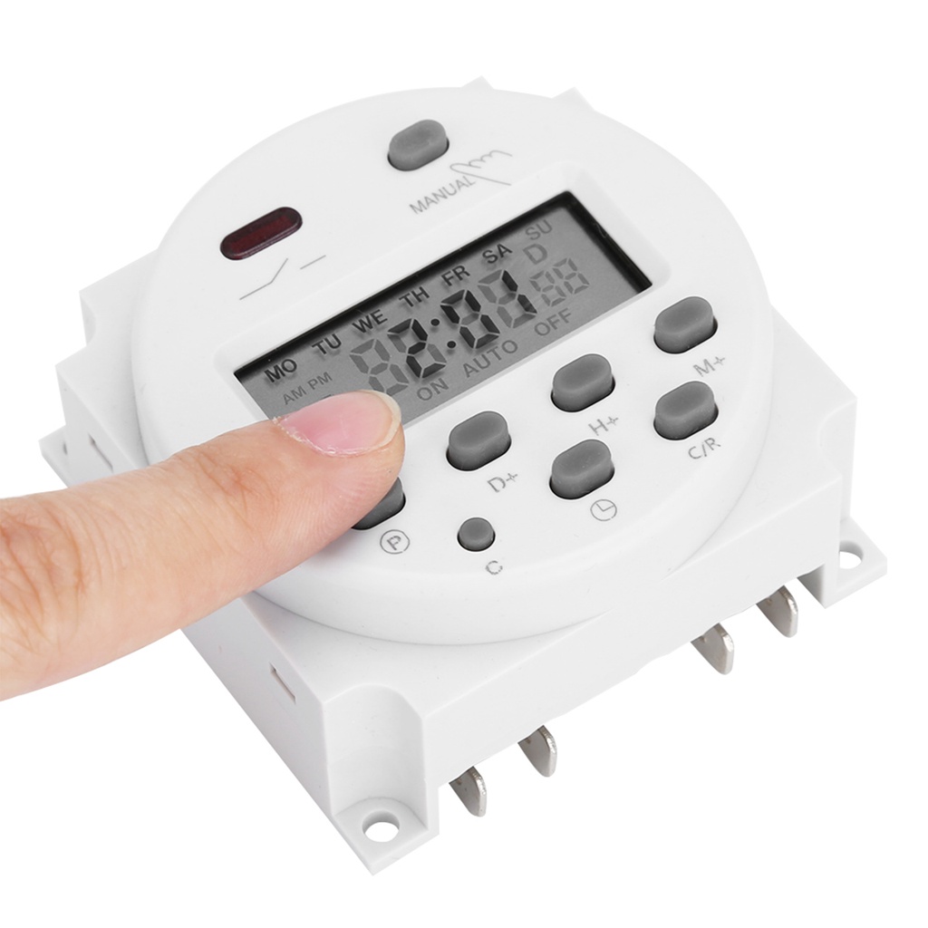 CN101A DC 12V Mini LCD Digital Microcomputer Control Power Timer Switch Time switch Relay CN101A Tim