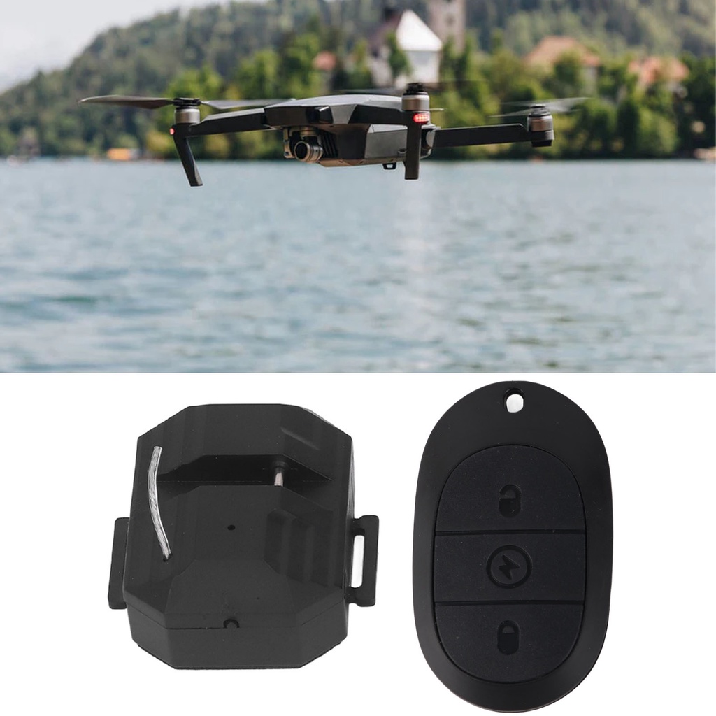 Drone Thrower RC Drone Thrower Dropper Lightweight USB Charging 2.4G Drone Airdrop System with Remot