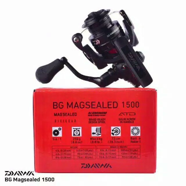 RIL DAIWA BG MAGSEALED 1500 S/D 6500 RIL KUAT
