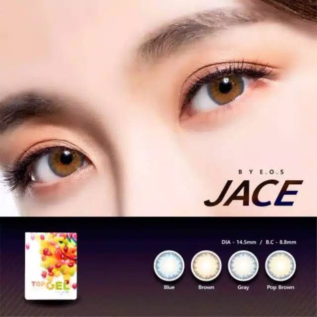SOFTLENS TOPGEL JACE GREY/BROWN/POP BROWN( NORMAL & MINUS )