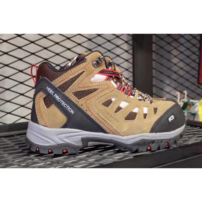 Sepatu Safety K2 52 Brown Sport - Sepatu Safety Sport K2-52 Cokelat